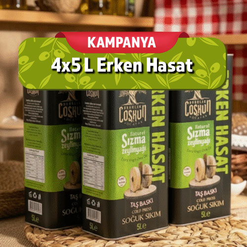 Cunda Erken Hasat Naturel Sızma Zeytinyağı